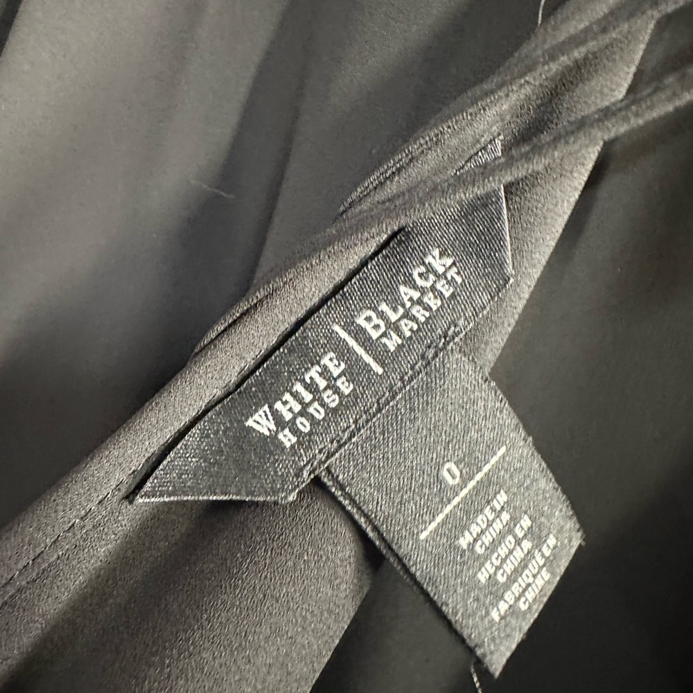 White House Black Market Black Romper - Picture 6 of 8